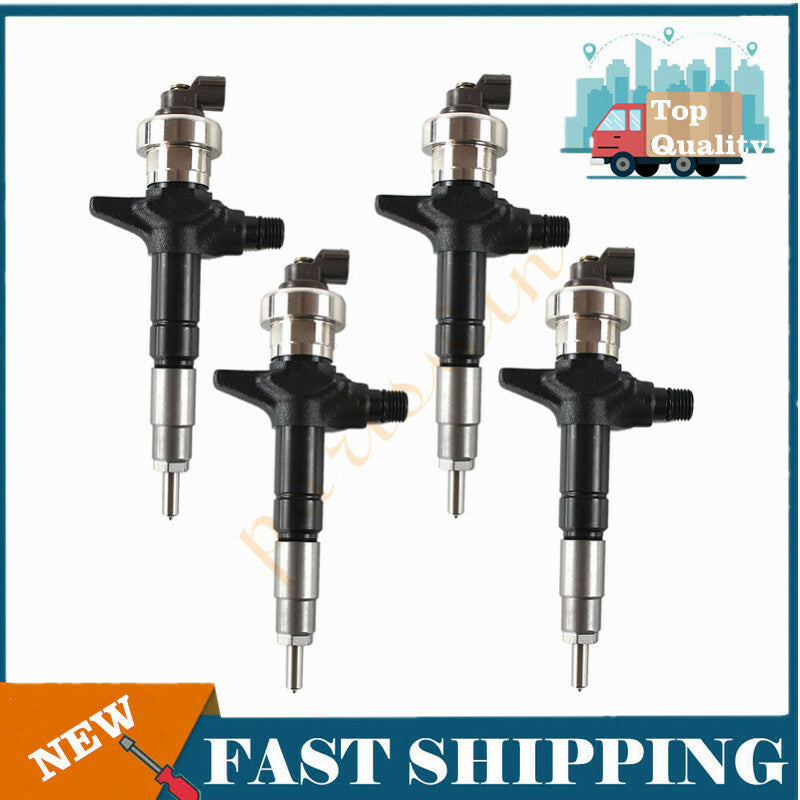 4-pack fuel injectors 095000-6980 8-98011604-5 for Isuzu D-MAX for Holden 3.0L 4J1