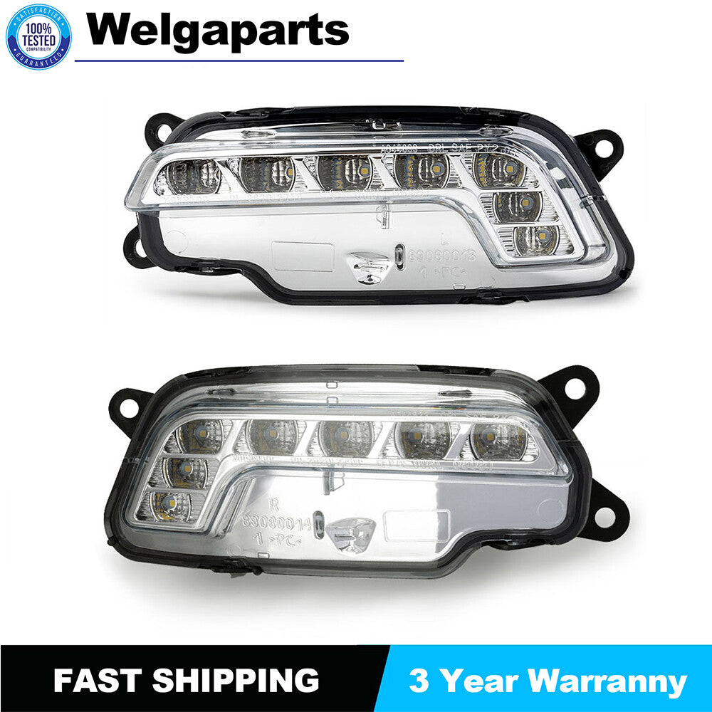 LED DRL Fog Lights Driving Lamps for 2010-2016 for Mercedes-Benz E350 E550 E26 AMG