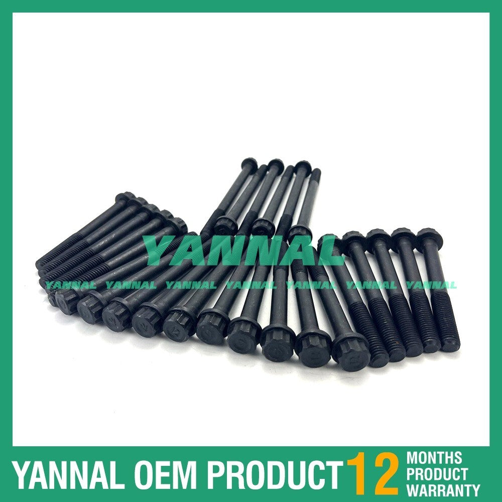 26-piece cylinder head bolt set for Mitsubishi S6E engine