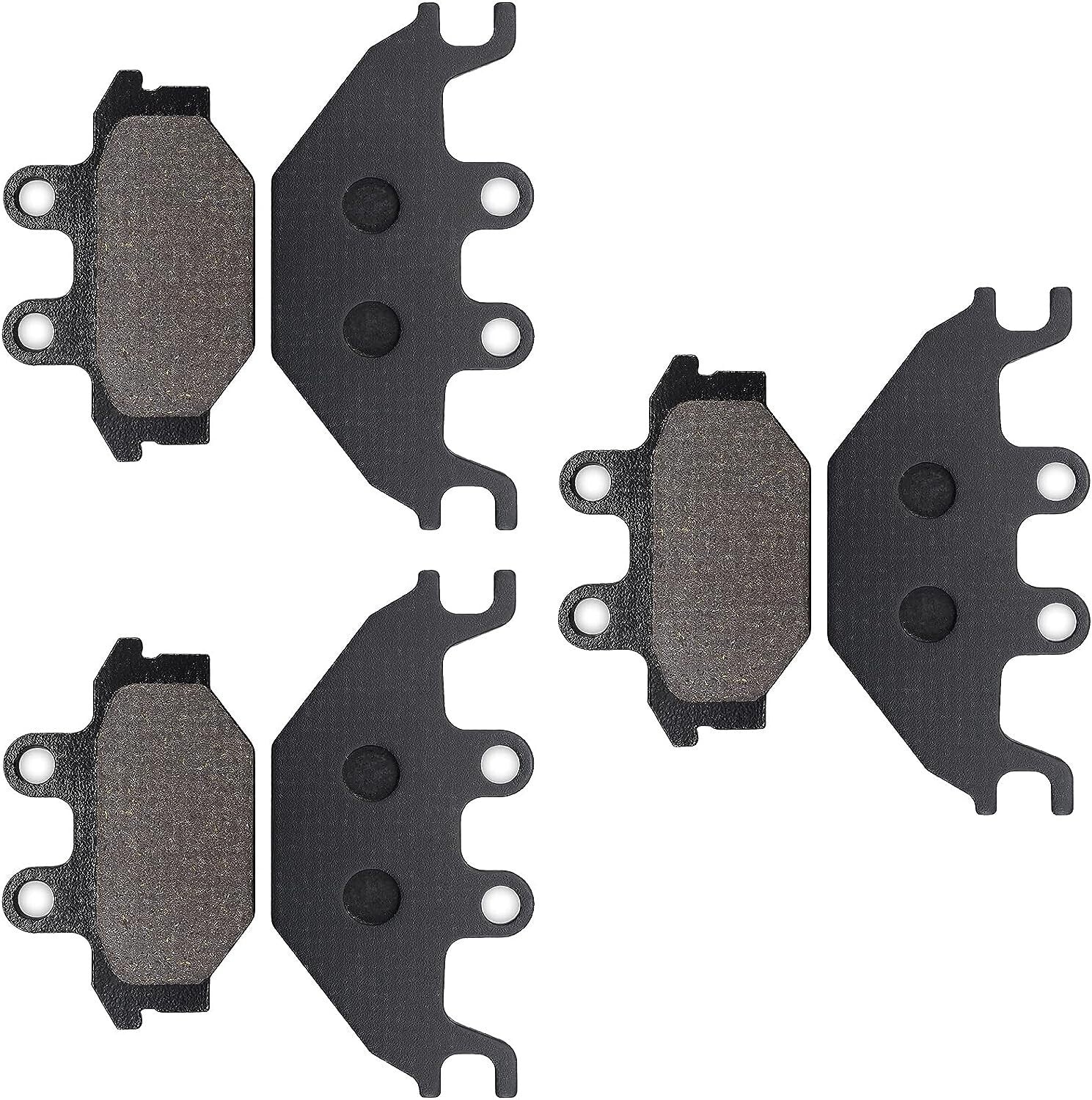 Front Rear Semi-Metallic Brake Pads for Quadlander 300 600 ARCTIC CAT 250 300