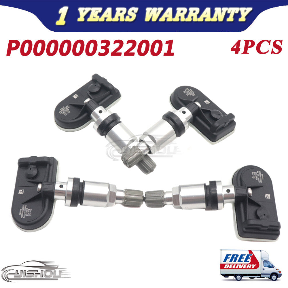 Set 4PCS Tire Pressure Sensor TPMS 433MHz P000000322001 For Xiaomi SU7 2024 2025