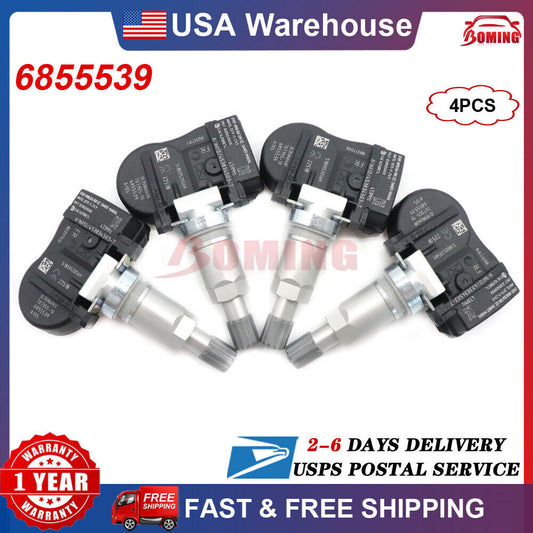 4-pack TPMS tire pressure monitoring sensors (6855539) suitable for BMW F20 3ER F30 4ER X5 TPM222