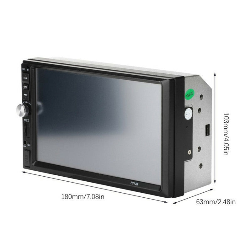 Car MP5 Player Stereo FM Radio Screen AUX USB 2.0 Handfree Audio Multimidia MP5