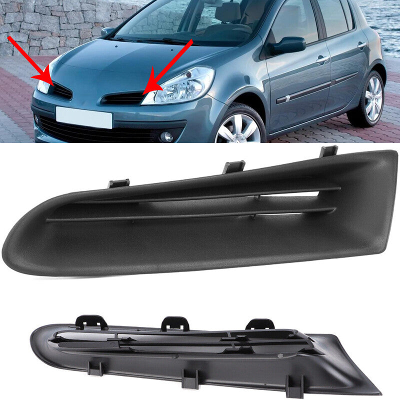 Suitable for Renault Clio MK3 2005-2009 dual front bumper open ventilated grille hood