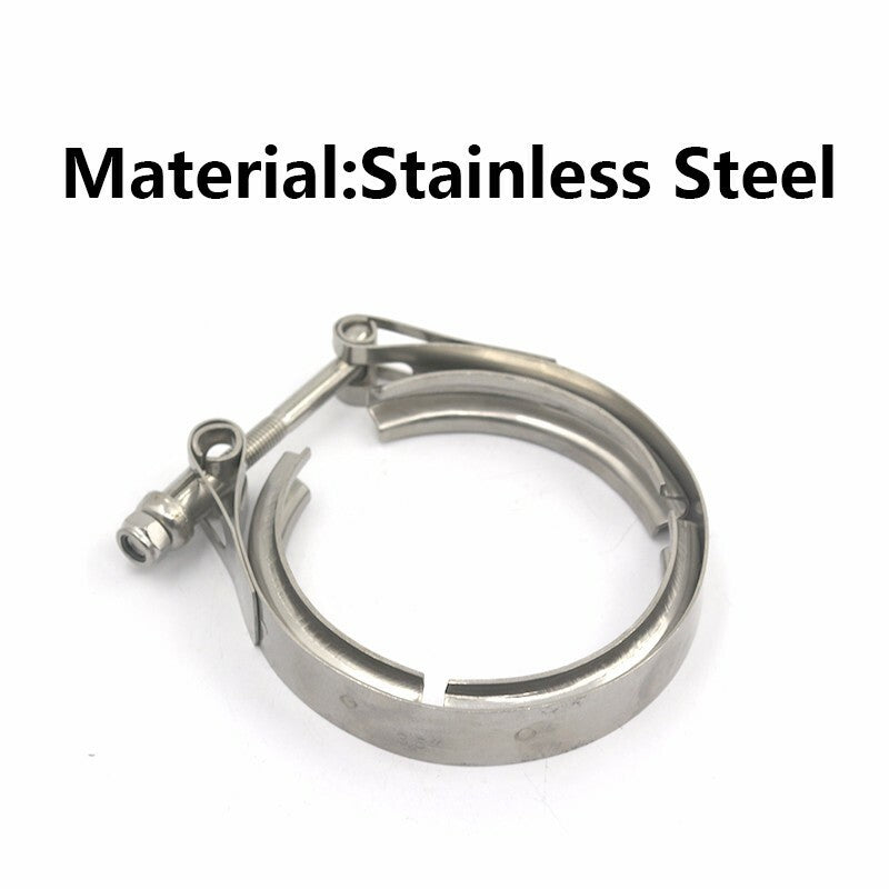 2-inch stainless steel V-band turbo downpipe exhaust V-band clamp kit