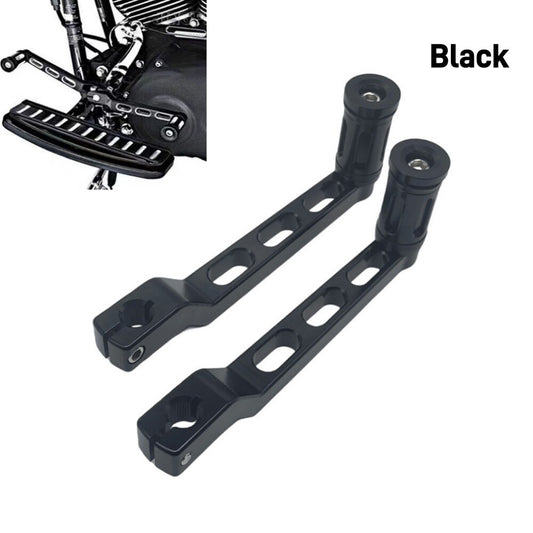 Black Heel Toe Shift Lever Shifter Pegs for Harley Touring Softail 1986-2017 Tri