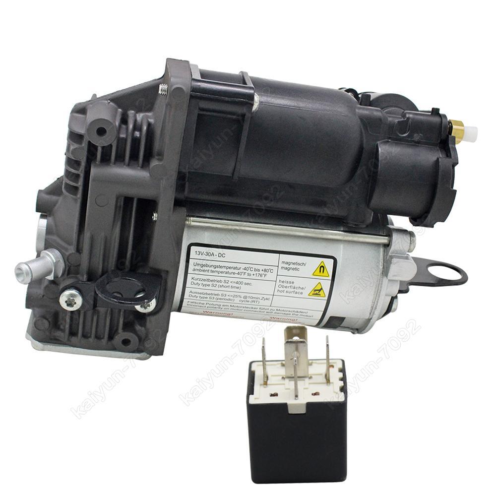 for Mercedes W221 CL550 S550 Air Suspension Compressor Pump w/ Relay 2213200904