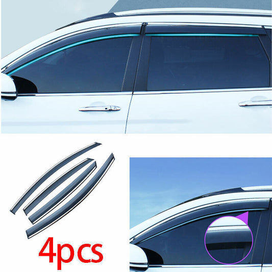 Fit For 20-2024 for Cadillac CT4 ABS Side Window Visor Shades Sun Rain SafeGuard 4X