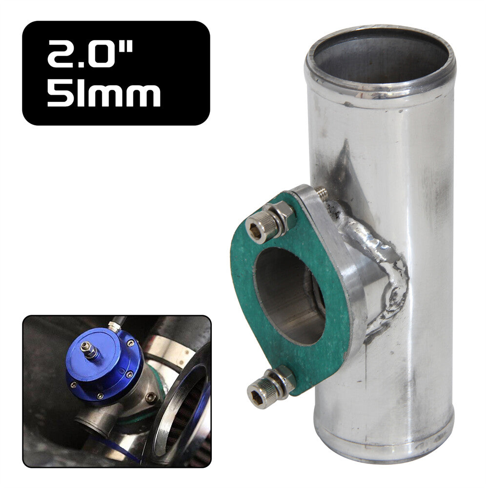 51mm 2 Aluminum TYPE-S/RS/RZ Turbo Blow Off Valve BOV Flange Adapter Pipe