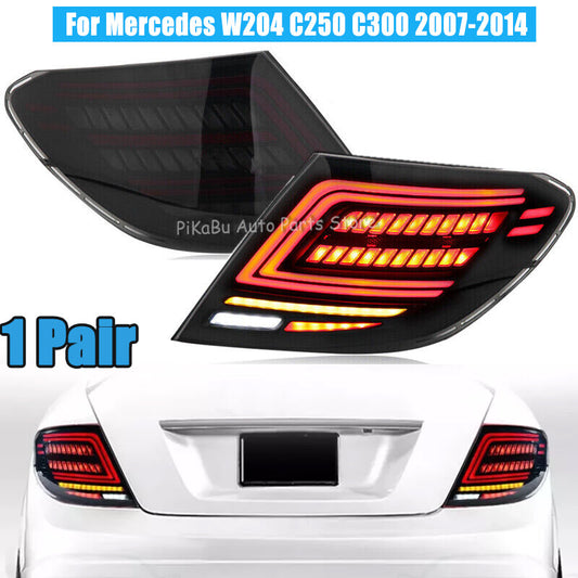 LHRH LED Tail Light Rear Brack Lamp Smok for Mercedes W204 C250 C300 2007-2014