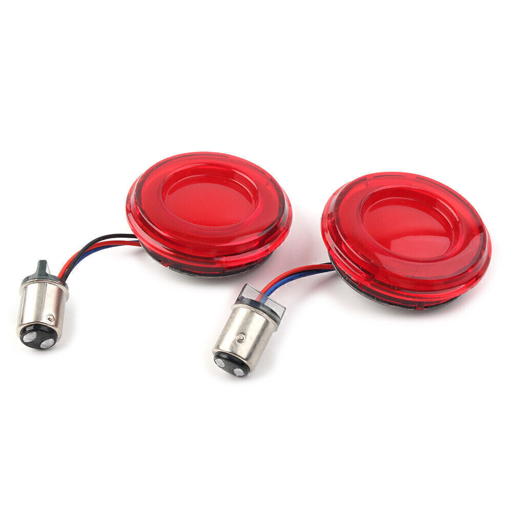 1157 LED Front Turn Signal Light Lamp for Harley Red 2PCs Motor