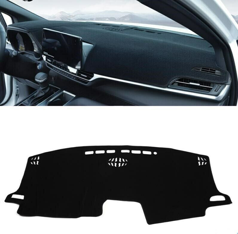 For 21-2023 for Toyota for Sienna Black Inner Dash Mat Dashmat Non-Slip Sun Cover Pad 1P