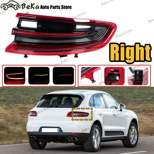 1 piece for Porsche Macan 2014 - 2017 LED taillights and brake lights, outdoor use.
