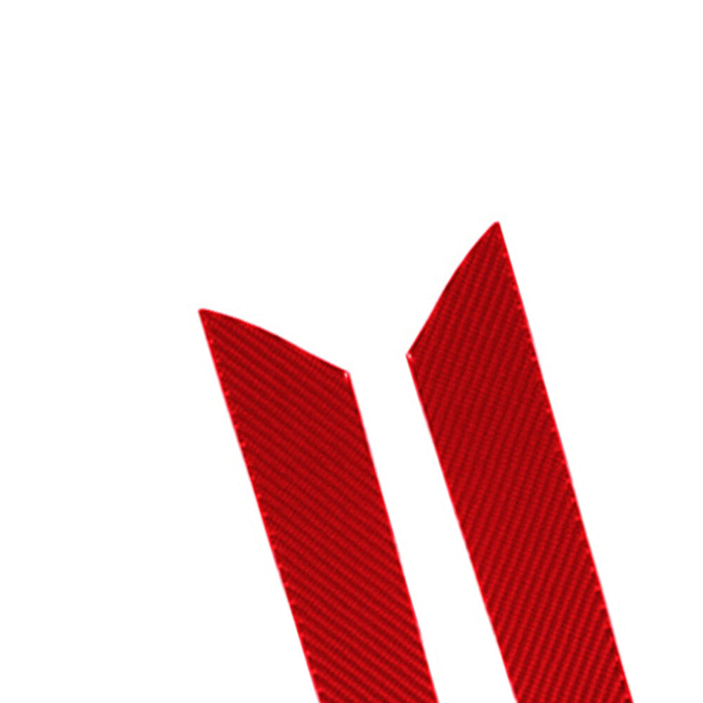 4Pcs Red Carbon Fiber Door Decorative Panel Trim for BMW X3 F25 X4 F26 2011-2017