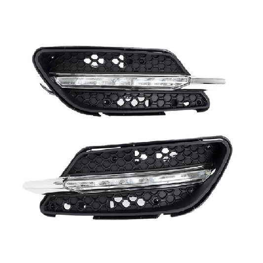 Pair Front Bumper LED DRL Daytime Light Driving LampFor for Mercedes-Benz W204