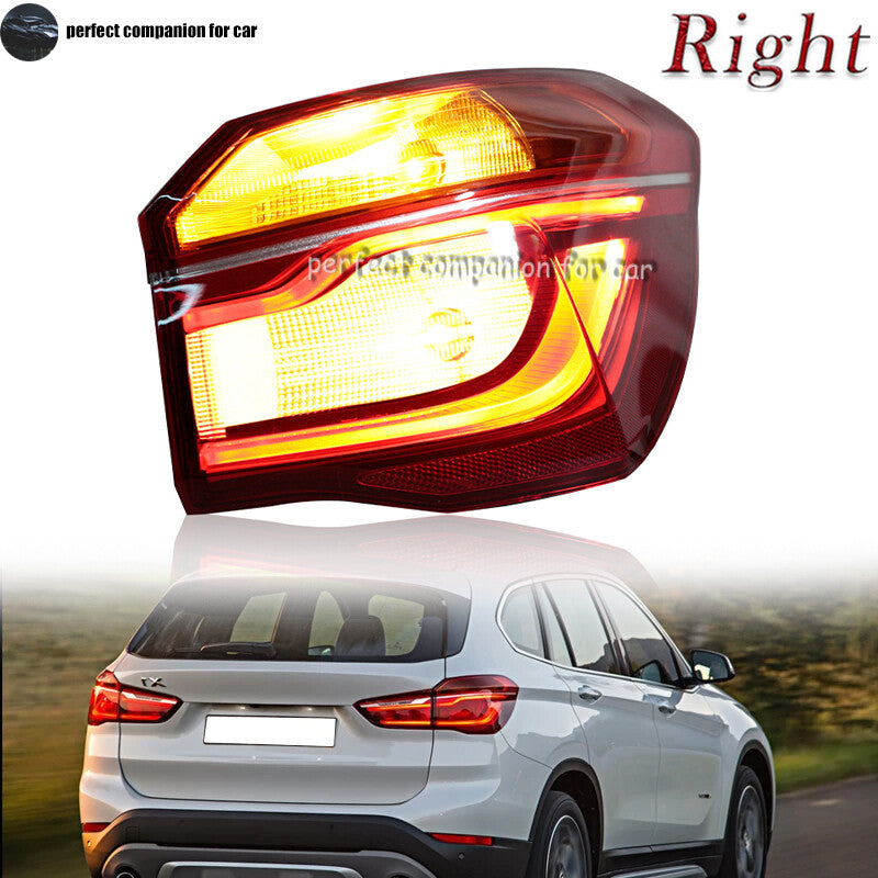 Right-side outward LED taillight and rear brake light applicable to for BMW X1 2016 2017 2018 2019