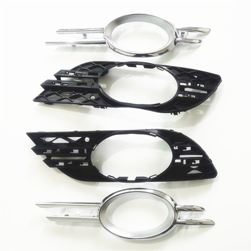 4-piece L+R front fog light trim cover set for Mercedes-Benz W211 E350 E550