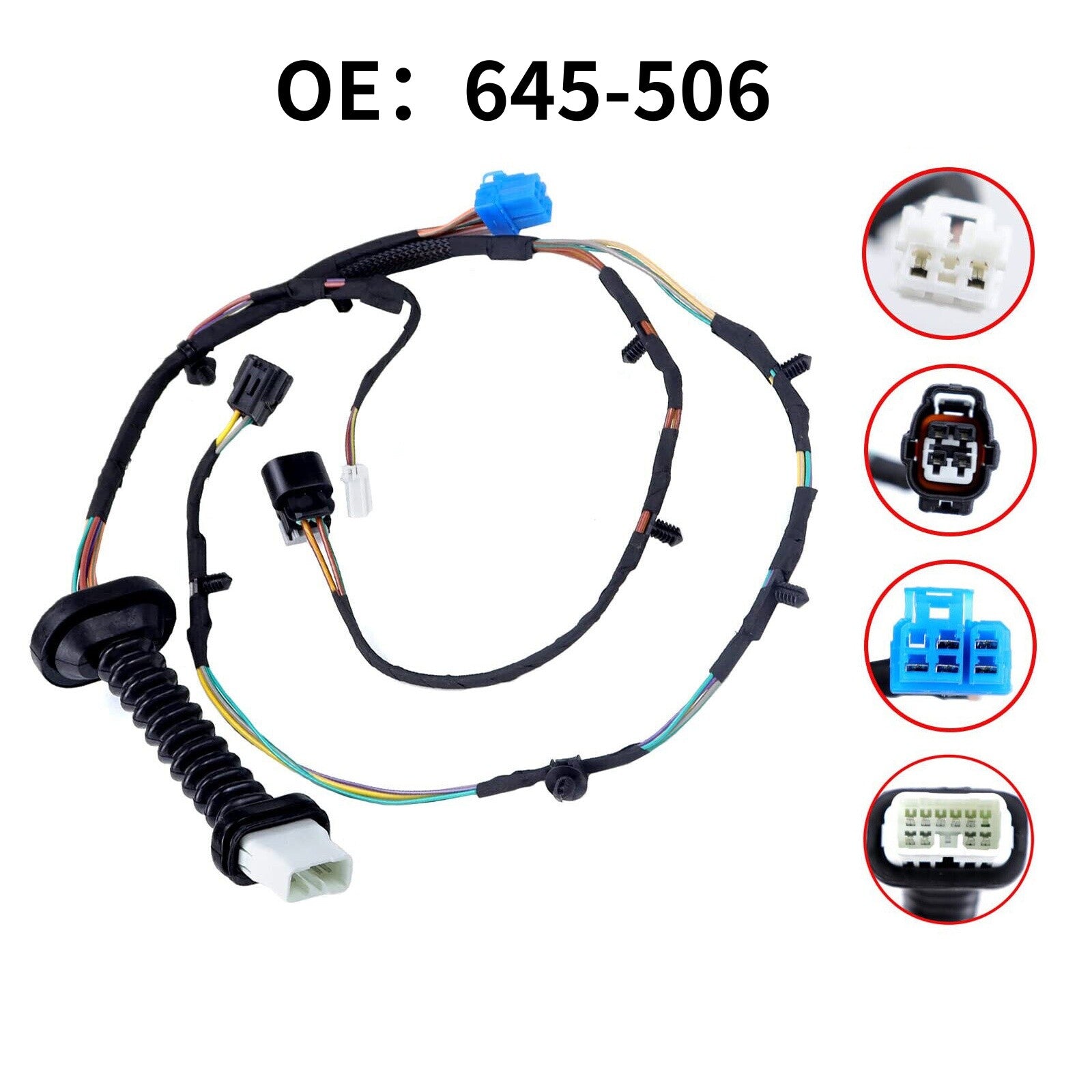 56051931AB Rear Door Wiring Harness 645-506 Fits for Dodge for Ram 1500 04-08