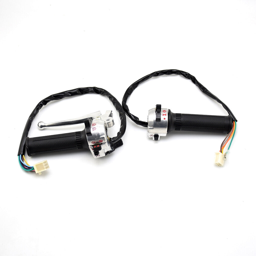 Throttle Grip Assembly Brake Lever Handlebar Grip Switch Wiring Harness 50CC Z50