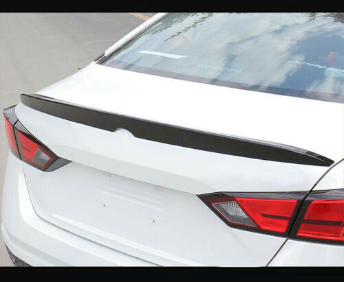 for Nissan Altima 2019-2022 Style ABS Glossy Black Trunk Spoiler Wing Trim