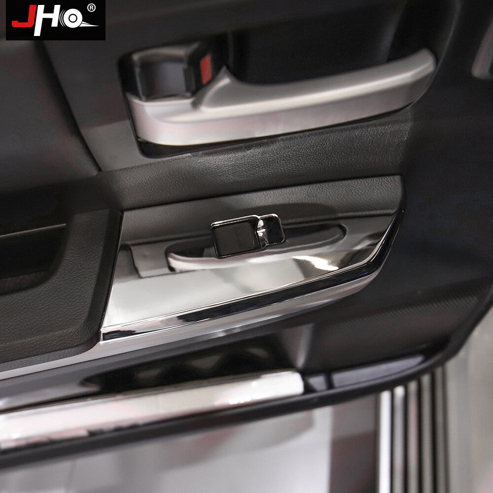for Toyota Tundra 2014-2021 Car Window Lift Switch Panel Cover Chrome Trim ABS