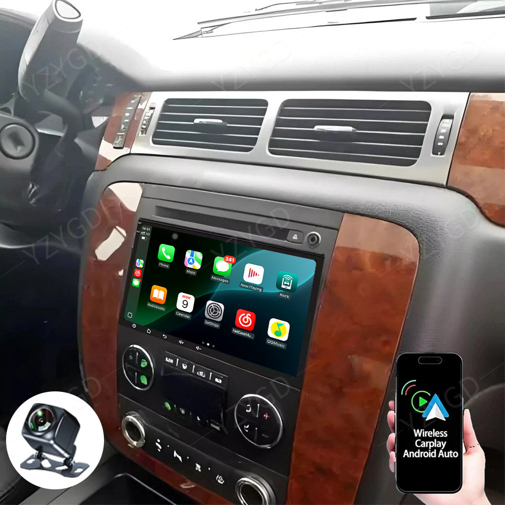 Android Auto Carplay for Chevrolet Tahoe 2007-2014 Car Stereo Radio GPS Screen