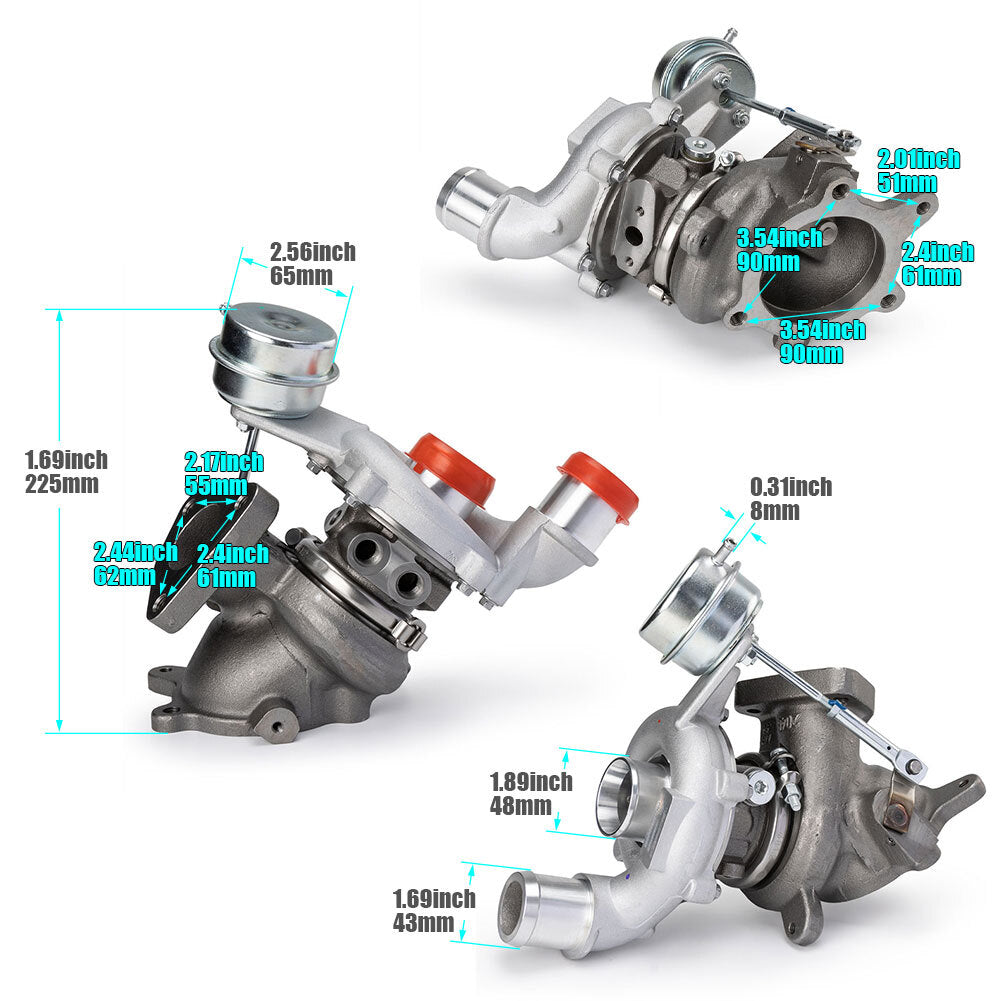 RHLH AA5E9G438GD turbocharger suitable for Ford Explorer, FLEX, TAURUS, for LINCOLN MKS