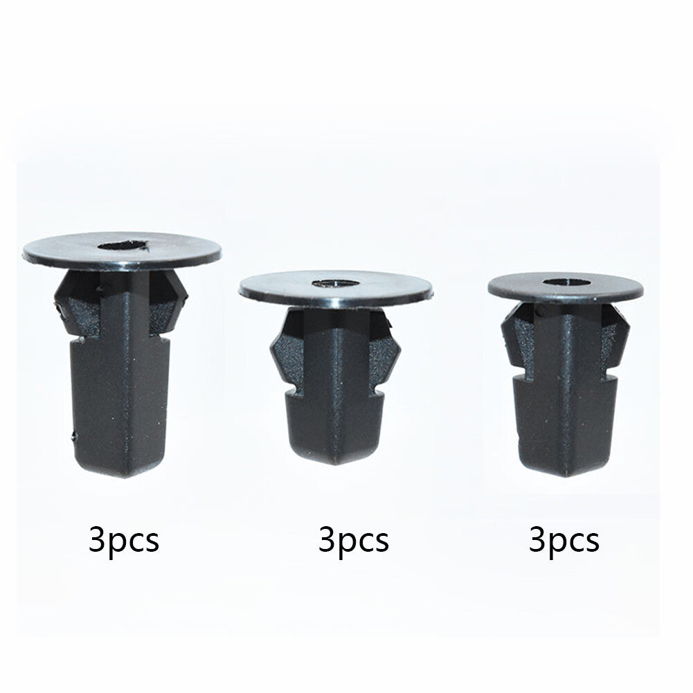 9 Car Square Hole Wheel Arch Inner Fender Screw Grommet Clips for Toyota