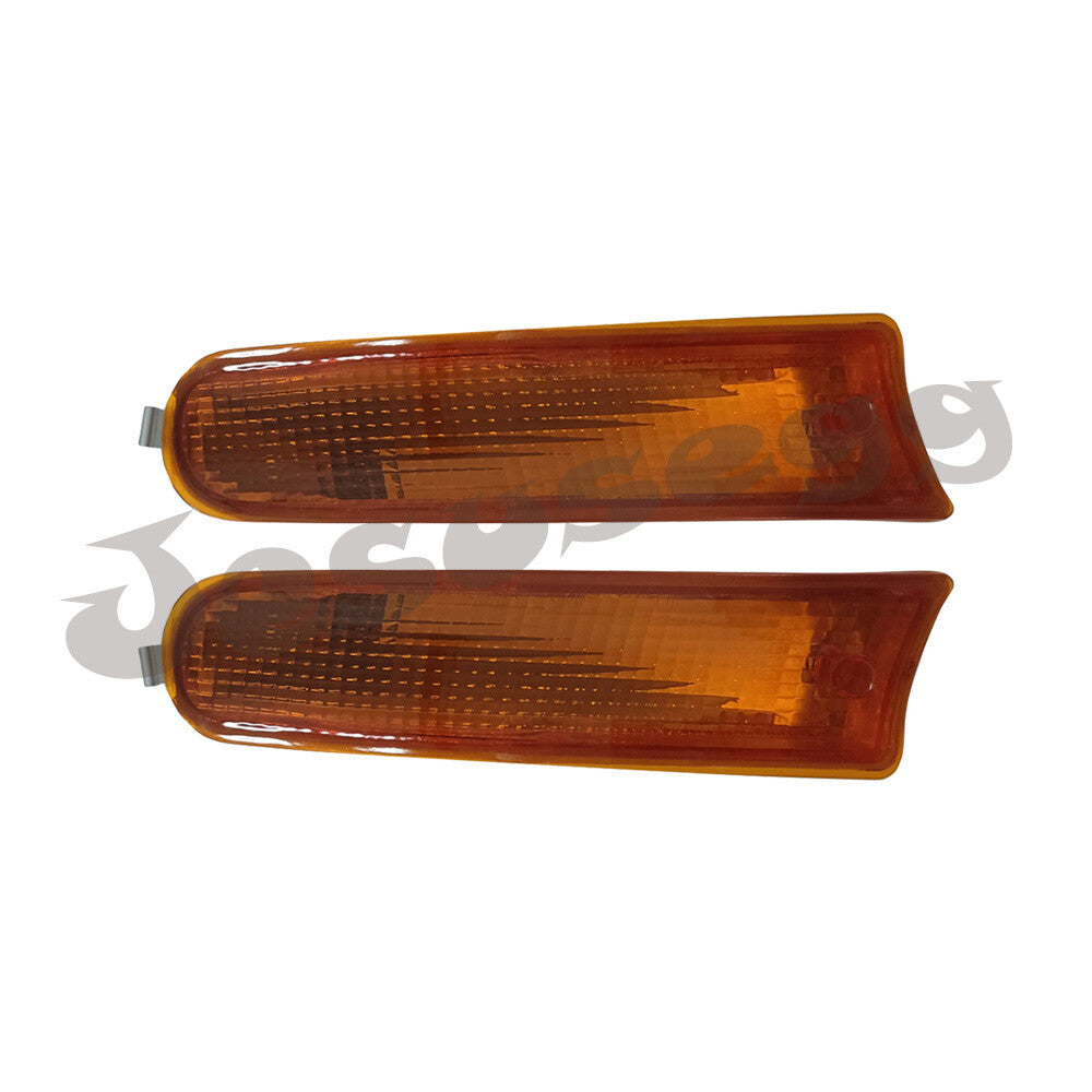 2pcs Front Bumper Fog Light Lamps Housing LH+RH Yellow for 95-97 for Toyota RAV4
