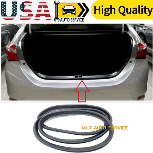 Weatherstrip Trunk Lid Rubber Seal Fit For 2003-2008 for Toyota for Corolla Matrix