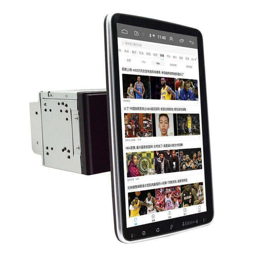 Stereo Radio Double 2DIN Rotatable 10.1 Android 9.1 Touch Screen Car GPS Wifi