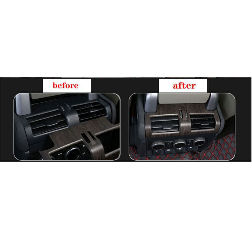 1X for Land Rover for Defender 2020-25 Oak Grain Rear AC Air Outlet Vent Cover Trim