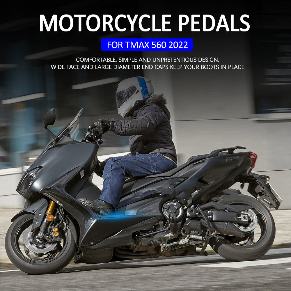 for Yamaha TMAX560 Foot Pegs Plate Skidproof Pedal Plate Footrest Footpads