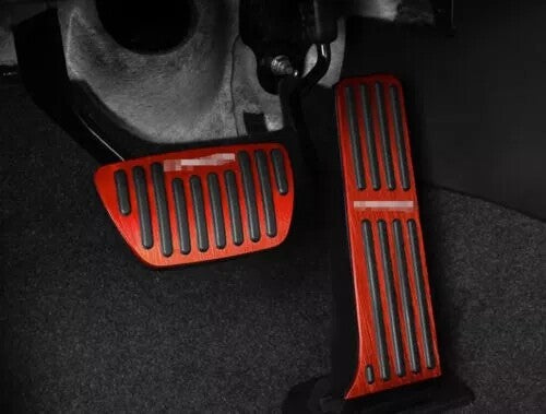 for Toyota for Camry 2018-2023 Alloy Red Brake Pedal Accelerator Pedal Cover Trim