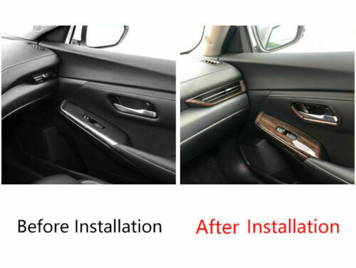 for Nissan Sentra 20-22 Wood Grain Window Lift Switch Regulater Panel Cover Trim