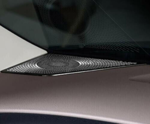 for Kia Carnival 2022-2023 Black Steel Interior Dashboard Speaker Cover Trim 3P