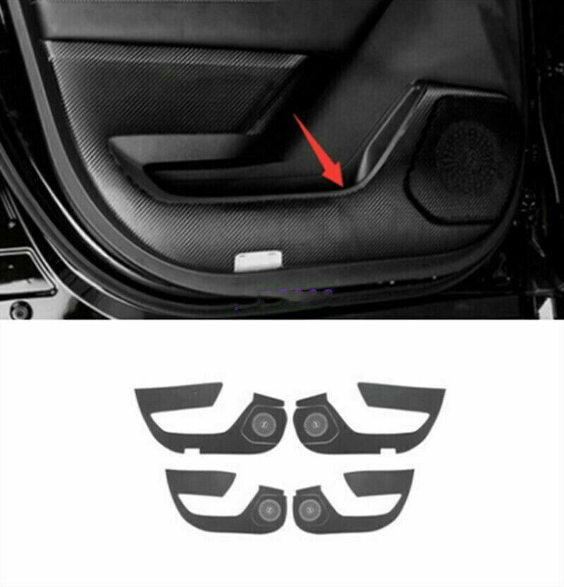 for Toyota Highlander 2020-2023 Leather Door Anti-Kick Panel Guard cover trim