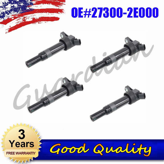 Pack of 4 Ignition Coil for Hyundai for Elantra for Tucson for Kia Forte Soul 2.0L UF-651