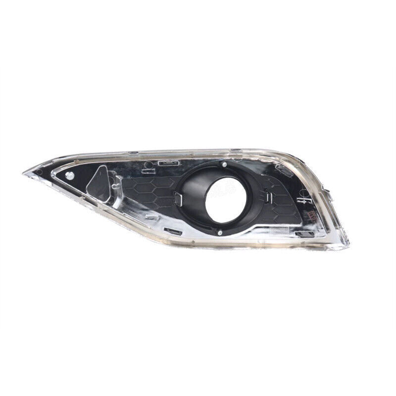 Right Side Front Bumper Fog Lamp Cover Bezel W/Chrome ABS for Honda CR-V 2012-14