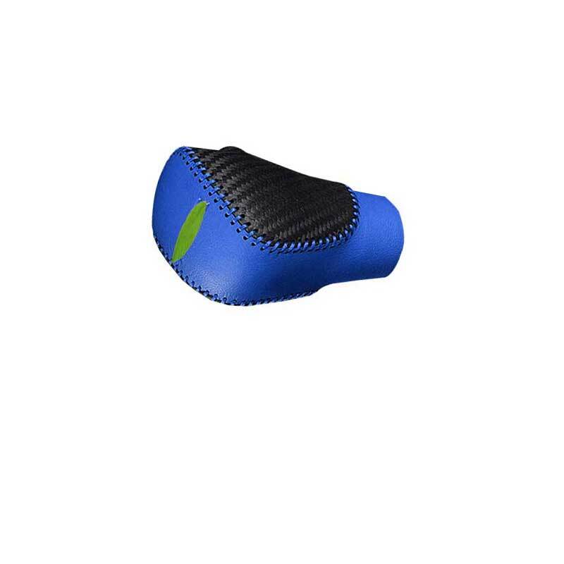 for Honda for Civic 2022-2023 Blue Leather Gear Shift Knob Shifter Lever Cover Cover