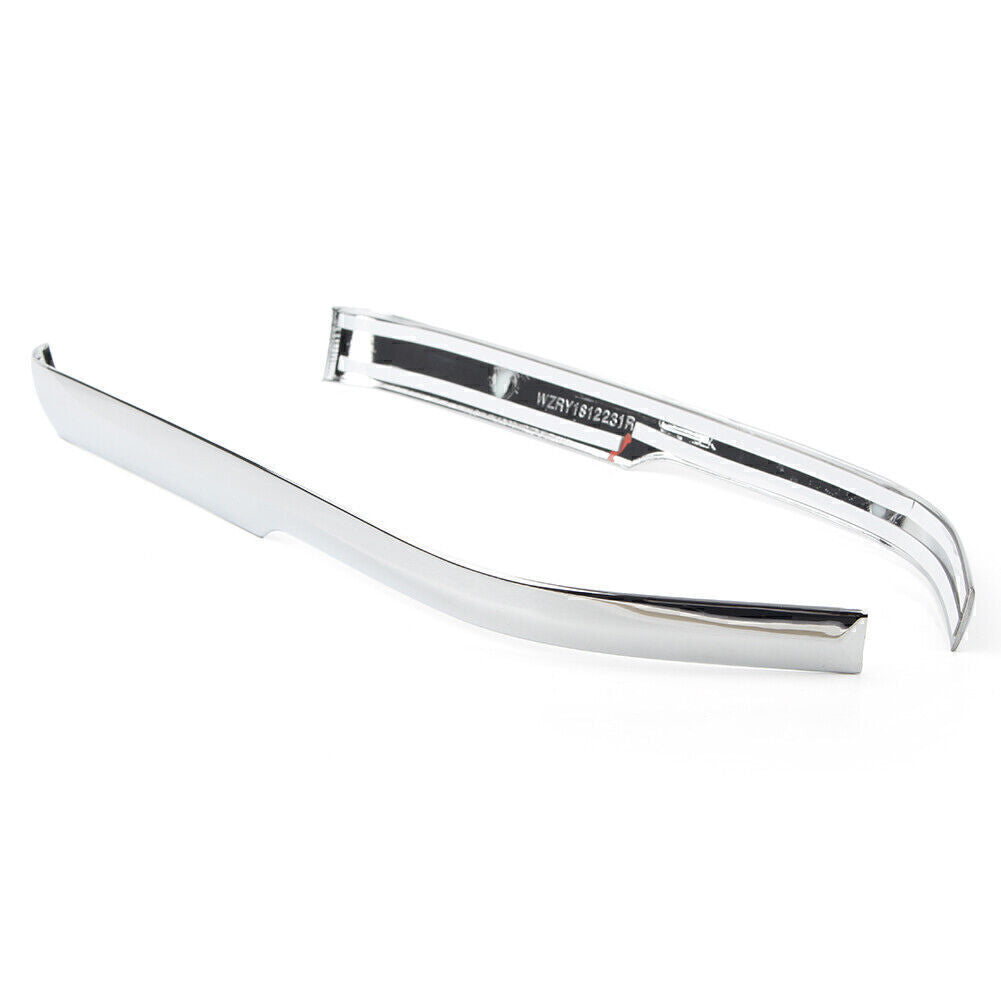 2x Chrome Rearview Door Mirror Cover Trim Strip Fit for Volkswagen Atlas 2017-2024