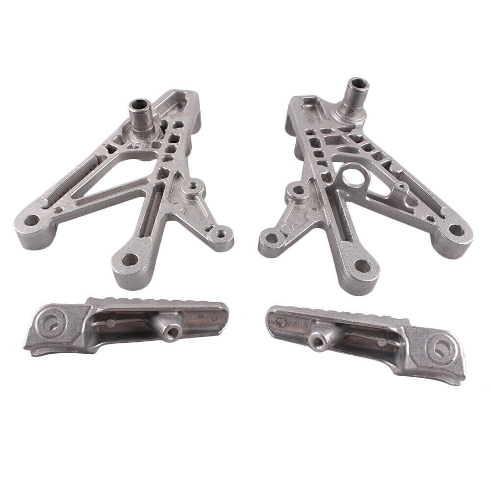 Front Rider Footrest Foot Pegs Brackets for Honda CBR600F4 99-00 CBR600F4i 01-06
