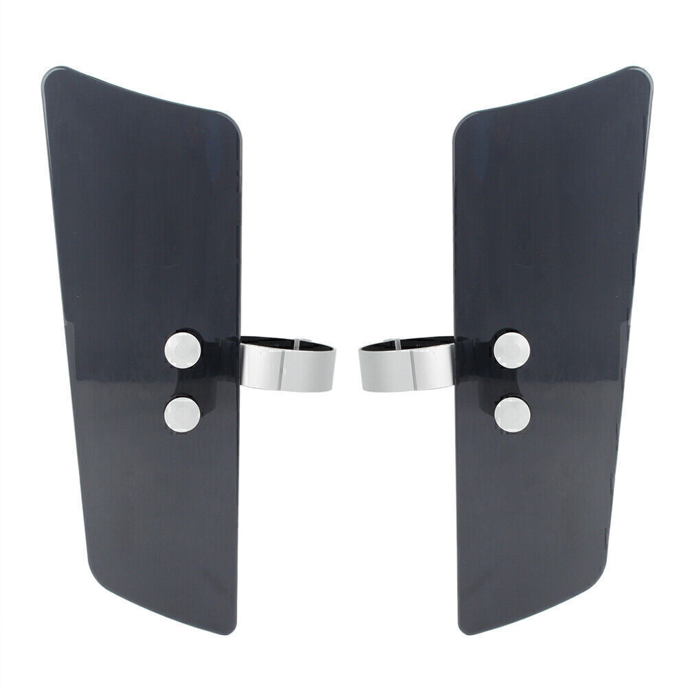 2x Brown Wind / Fork Air Deflector kit Fit for Honda VTX1300R for Kawasaki for Suzuki for Yamaha