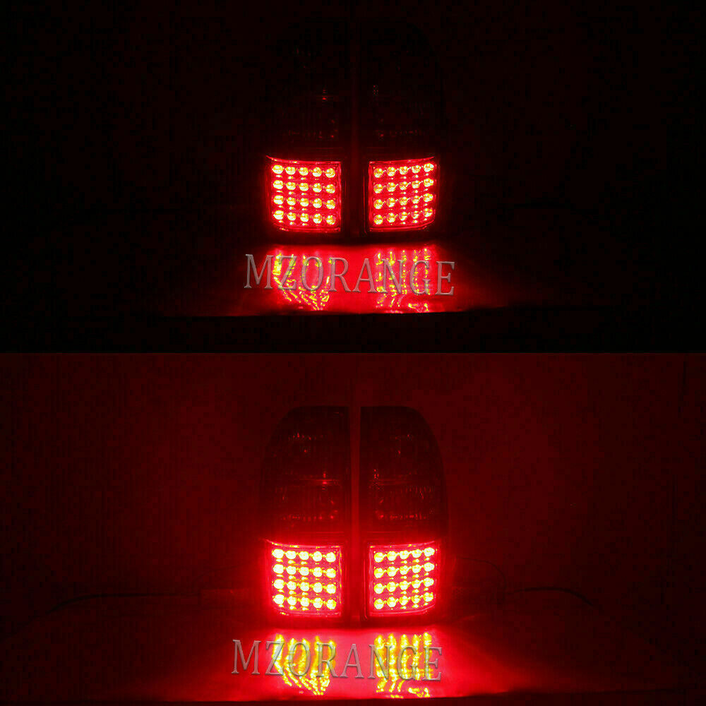 for Toyota Prado LC90 FJ80 1998-2002 Smoky LED Brake Tail Rear Light Replace 2x