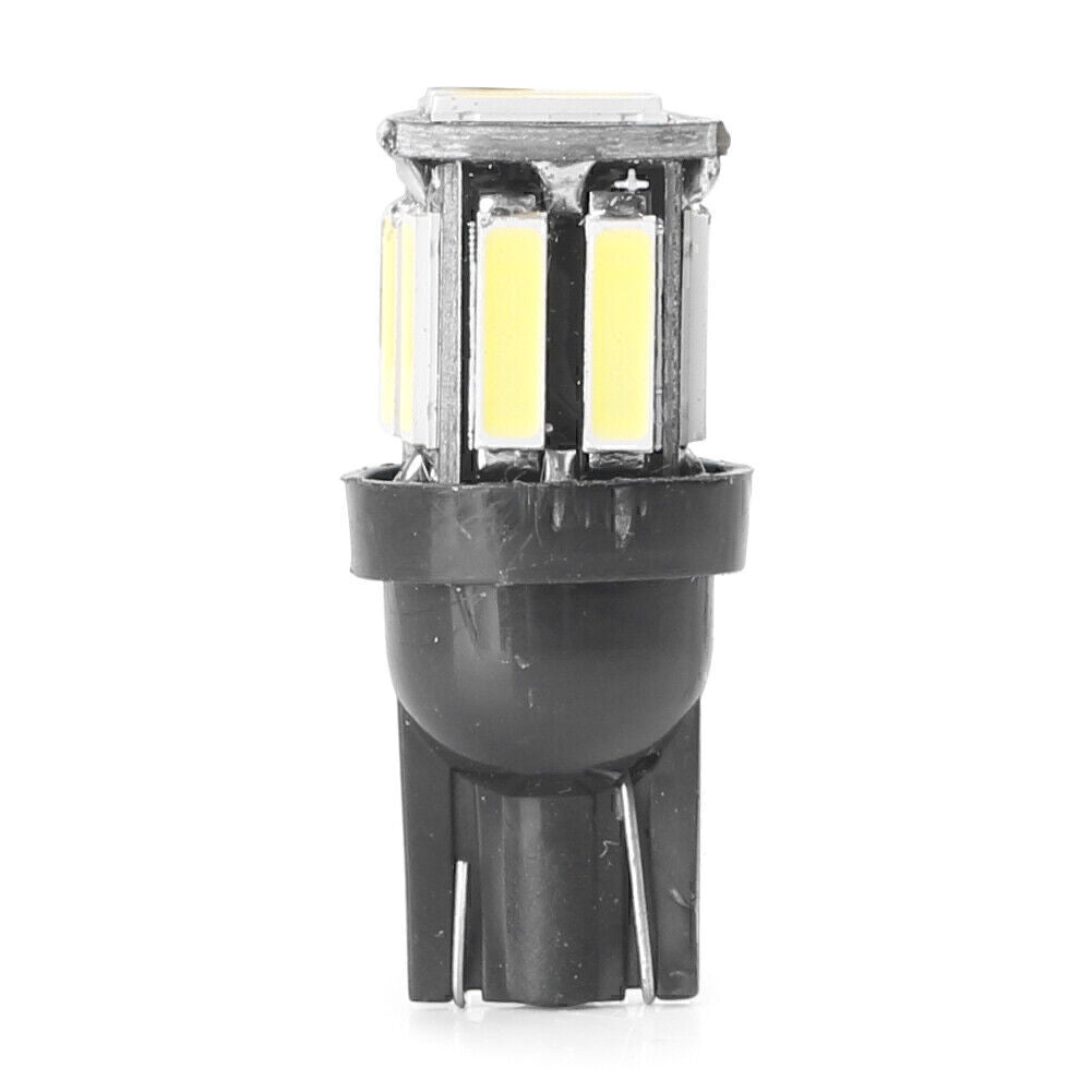 T10 7020 White LED 10SMD Car Panel Interior Dome Map Light Bulb Lamp Car Bulbs