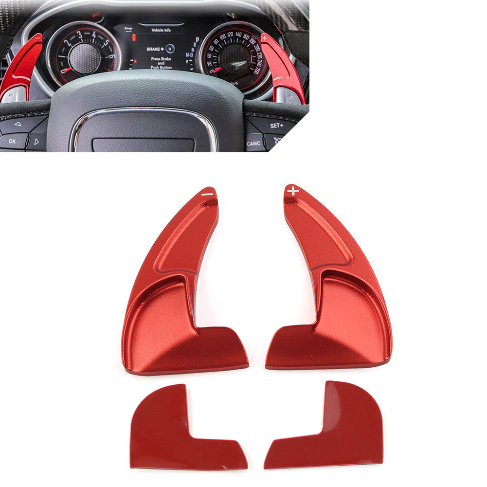 for Dodge for Challenger for Jeep Red Steering Wheel Shift Paddle Shifter Extension