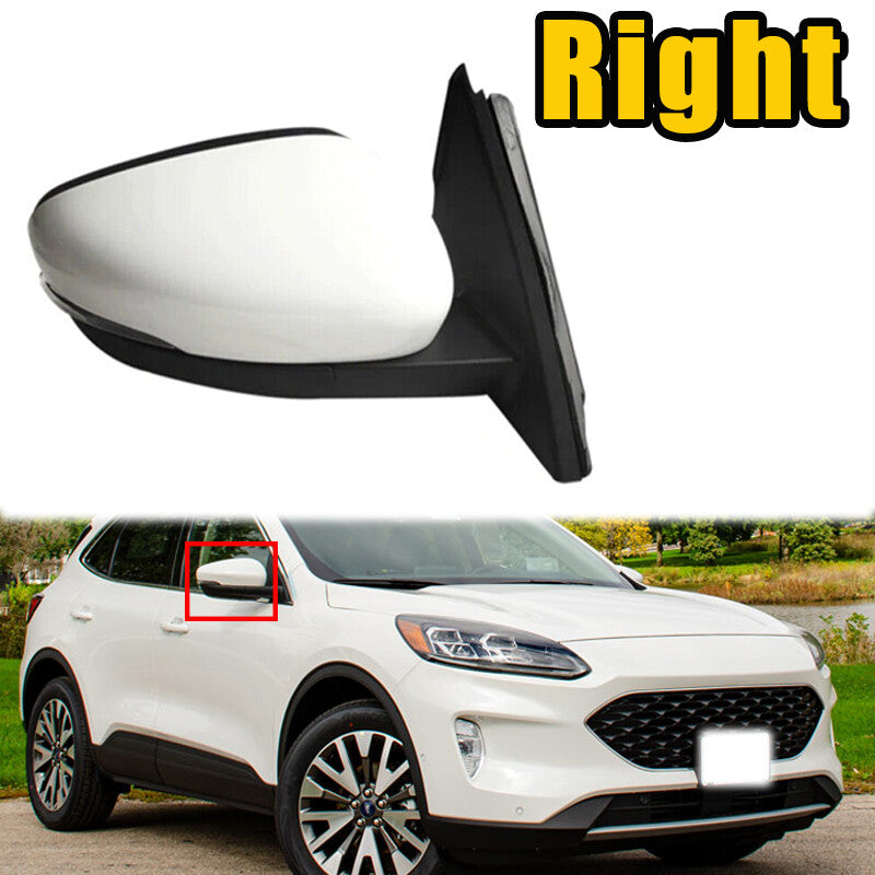 1 Pcs Power Heated Mirror Assembly White Right for Ford Escape 2020-2023 11Pin