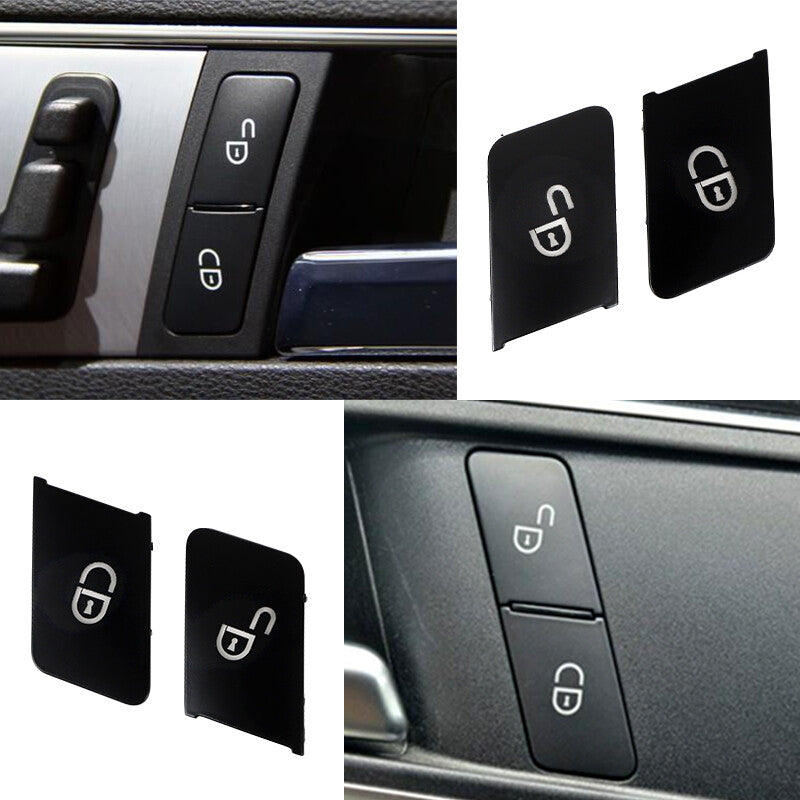Car Door Lock Unlock Switch Button Cover Trim fit for Mercedes Benz Class W212 W204