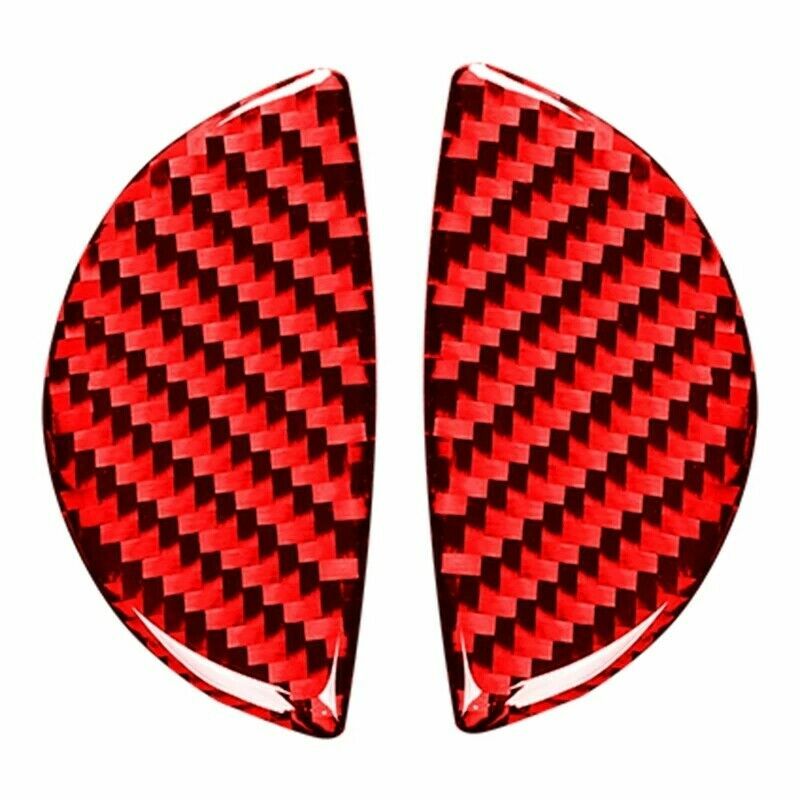 Red carbon fiber door handle decorative sticker cover suitable for Mini Cooper R56