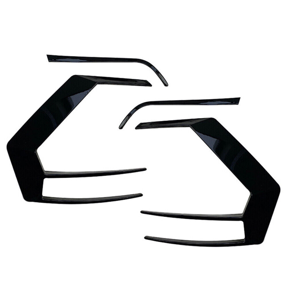 4X Black Rear Taillight Cover for VW for Golf 7 R GTD Mk7 2013-2016 15 14